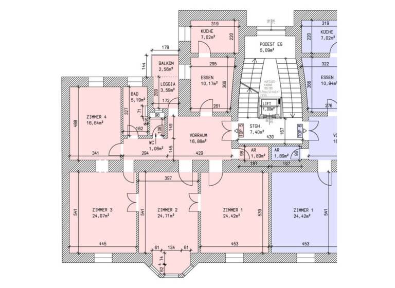 Bürofläche zur Miete 12,24 € 4 Zimmer Viktringer Vorstadt Klagenfurt am Wörthersee 9020