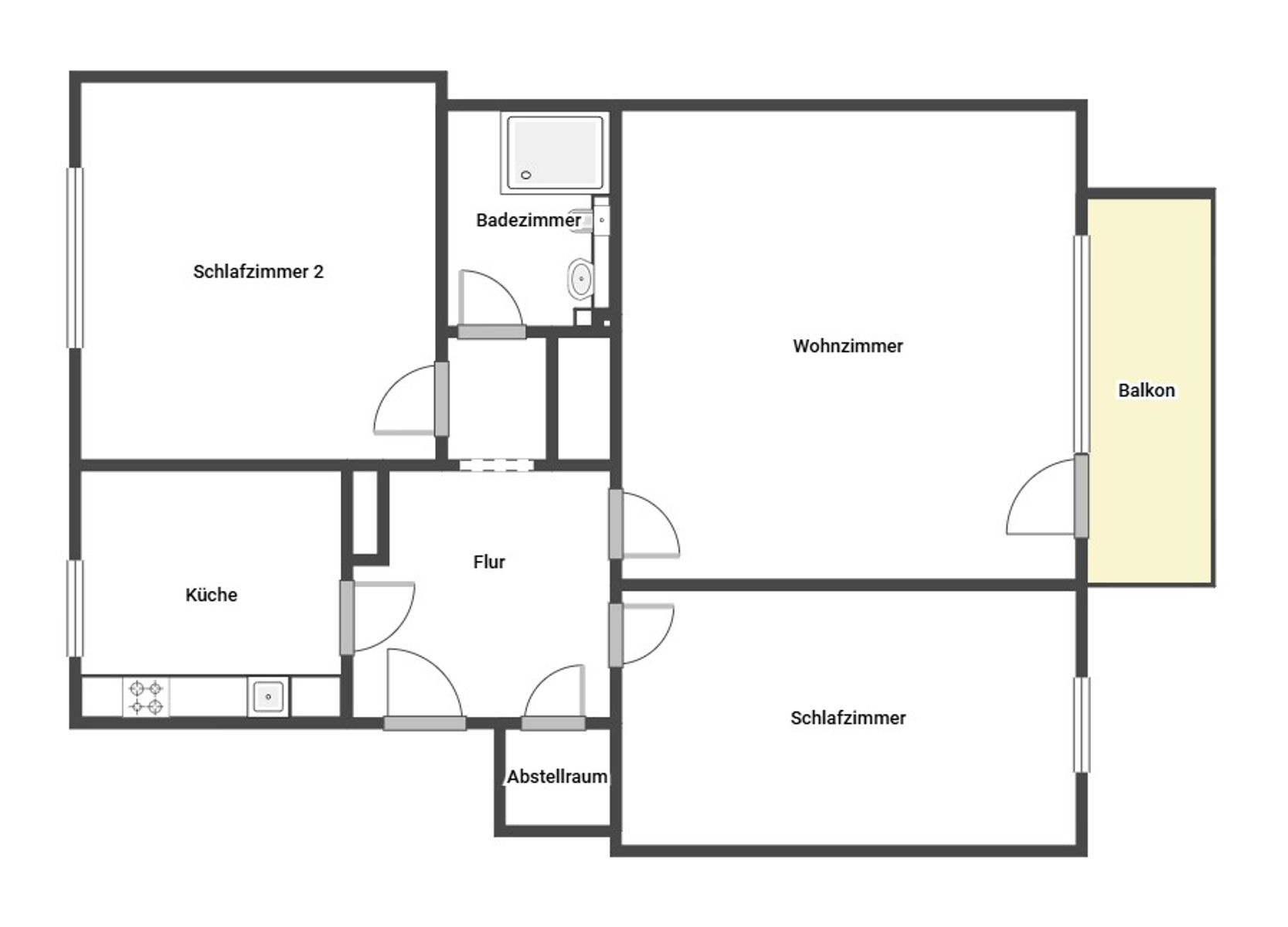 Immobilie zum Kauf provisionsfrei als Kapitalanlage geeignet 290.000 € 3 Zimmer 74,8 m²<br/>Fläche Billstedt Hamburg 22117