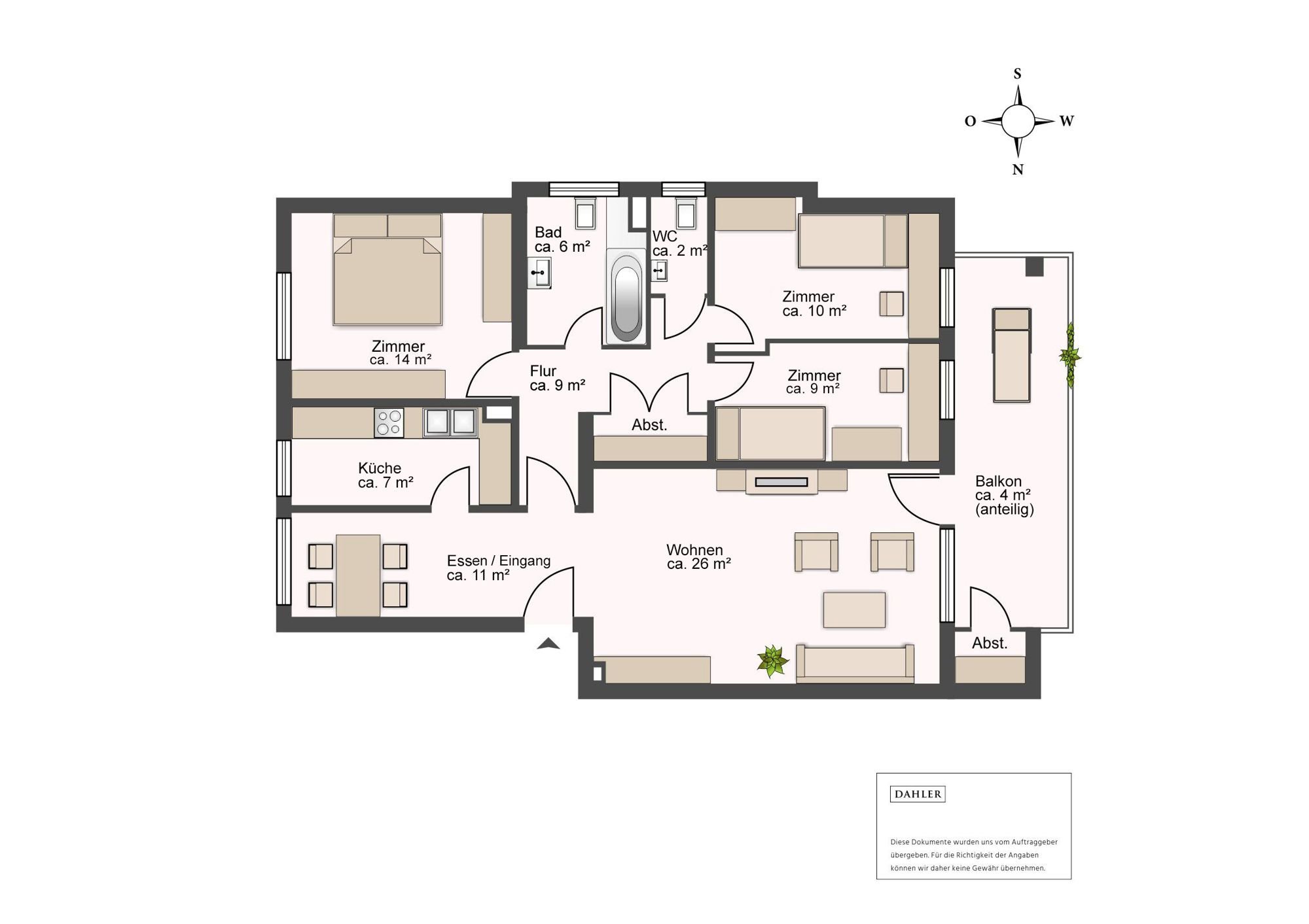 Wohnung zum Kauf 399.000 € 3,5 Zimmer 96 m²<br/>Wohnfläche Sasel Hamburg 22393