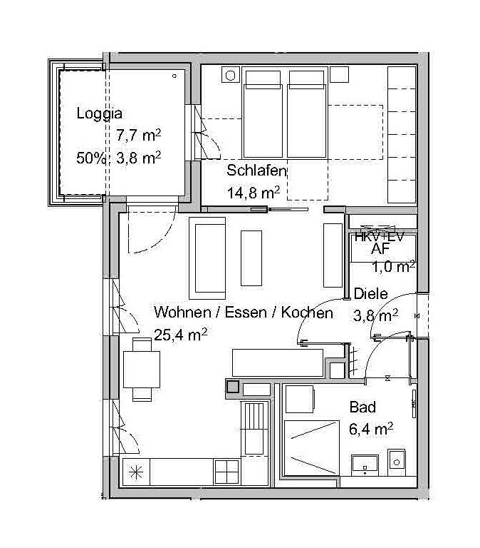 Wohnung zur Miete 870 € 2 Zimmer 55,2 m²<br/>Wohnfläche 1.<br/>Geschoss ab sofort<br/>Verfügbarkeit Langseestraße 2 Mögeldorf Nürnberg 90482