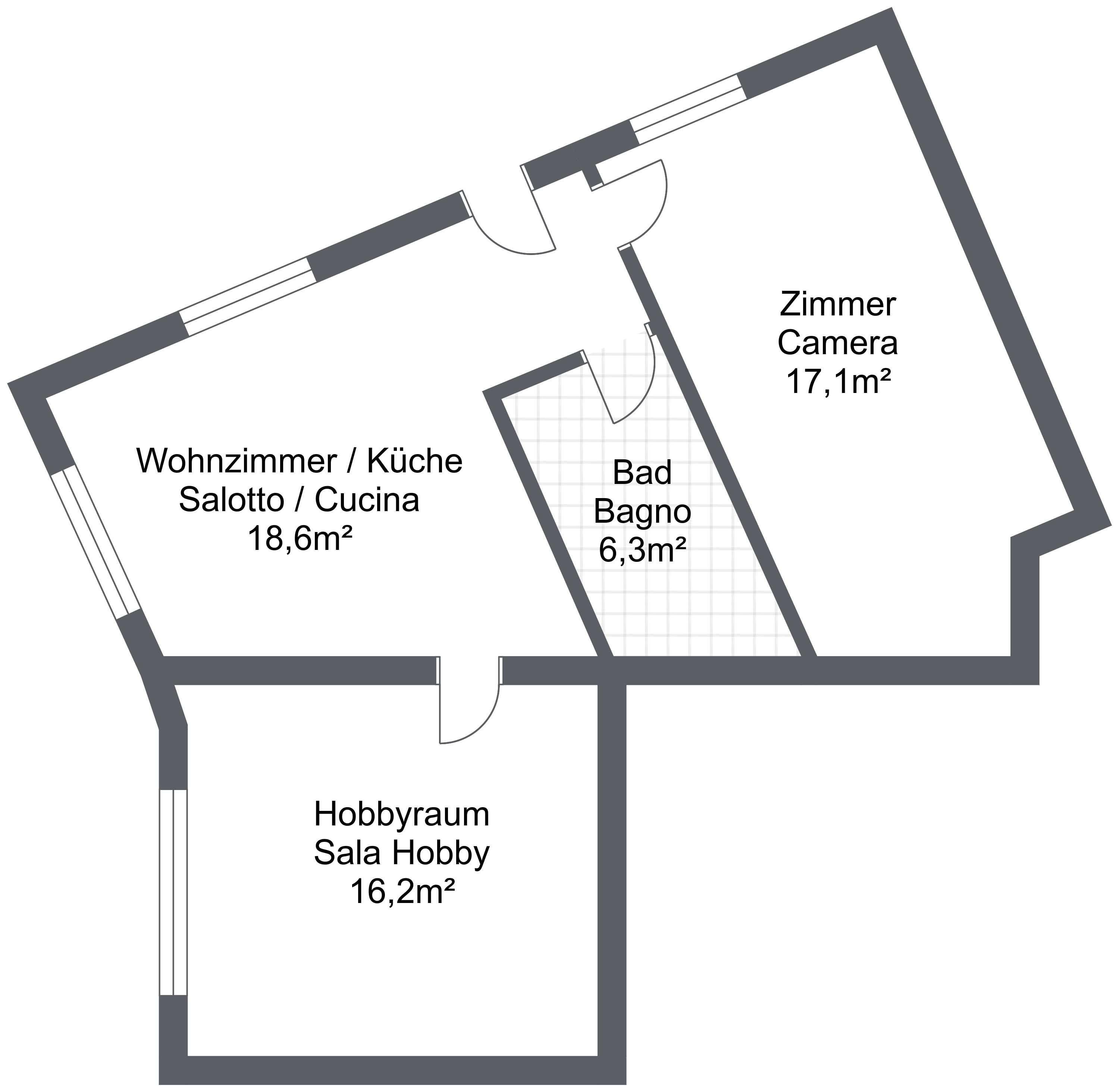 Wohnung zum Kauf 257.000 € 2 Zimmer 42 m²<br/>Wohnfläche EG<br/>Geschoss 01.03.2025<br/>Verfügbarkeit Meran 39012