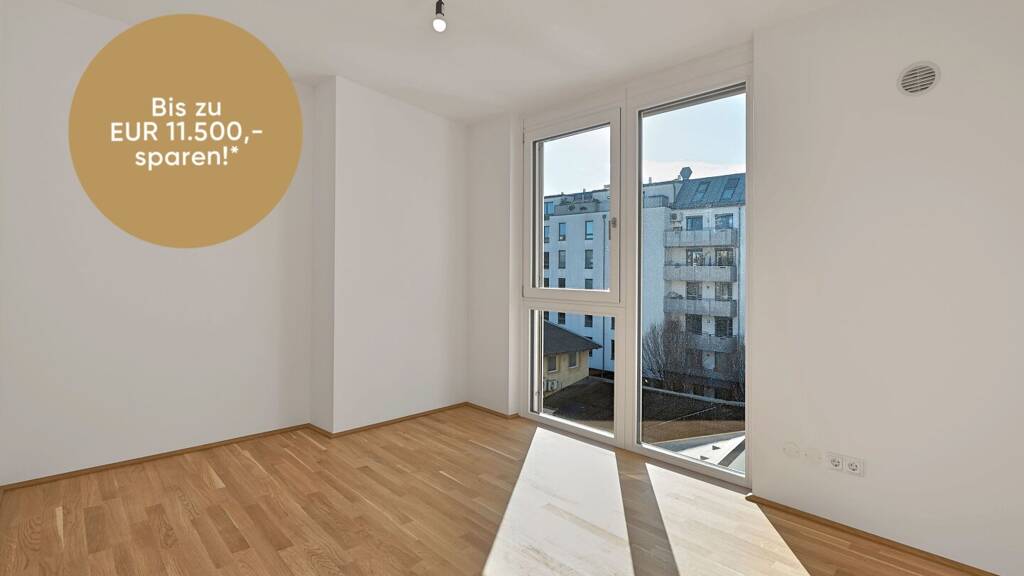 Wohnung zum Kauf - Erstbezug 328.100 € 2 Zimmer 46,4 m² 3. Geschoss Fahrbachgasse 6-8 Wien 1210