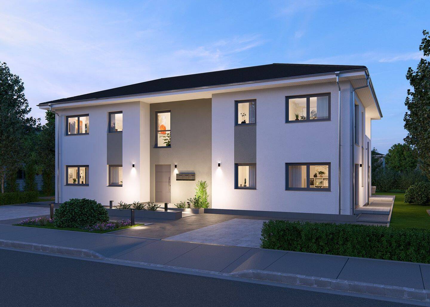 Immobilie in Dautmergen - Mehrfamilien Stadtoase mit Penthouse und Walmdach - massa machts möglich - Bild 2