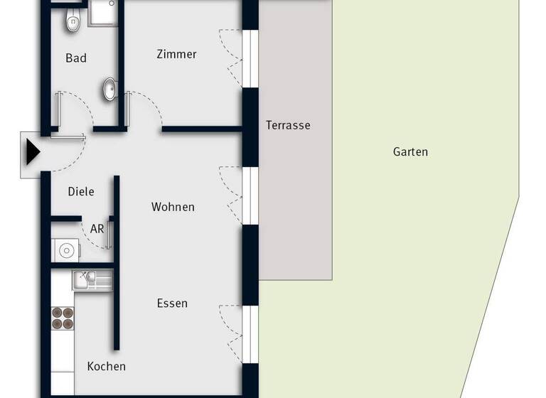 Wohnung zum Kauf 369.000 € 2 Zimmer 52,3 m² EG Rohrbach 17 Dornbirn 6850