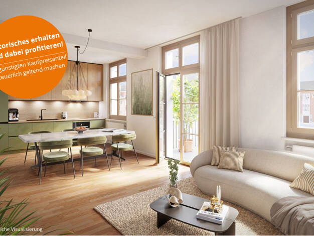 Wohnung zum Kauf - Neubau 738.000 € 3 Zimmer 89,5 m² 1. Geschoss Schwedische Allee 37 Krampnitz Potsdam 14476