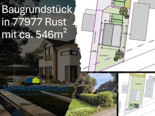 Grundstück zum Kauf provisionsfrei 321.299 € 546 m² Grundstück Rust 77977