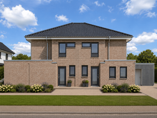 Doppelhaushälfte zur Miete - Erstbezug 1.450 € 5 Zimmer 121,7 m² 316 m² Grundstück frei ab 01.01.2027 Cloppenburg Cloppenburg 49661