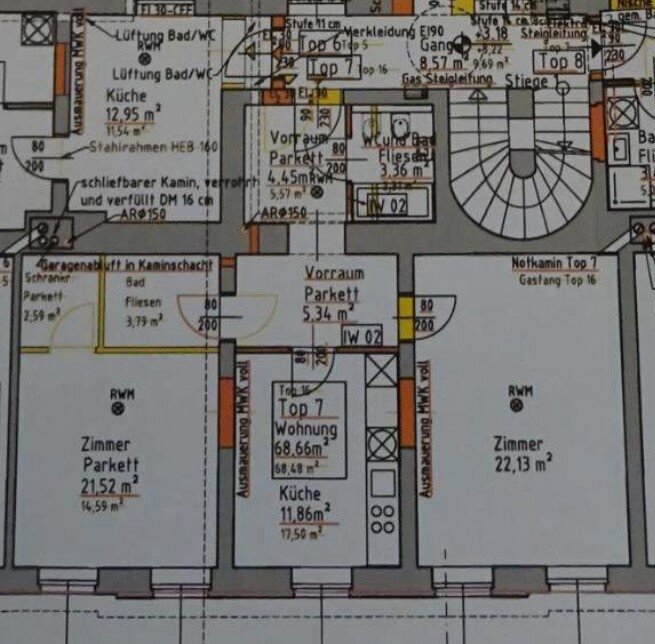 Wohnung zum Kauf 194.000 € 3 Zimmer 68,3 m²<br/>Wohnfläche Wien 1060