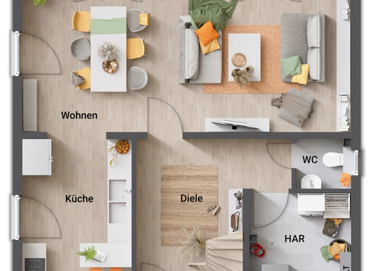 Einfamilienhaus zum Kauf - Erstbezug 367.000 € 5 Zimmer 127,5 m² 600 m² Grundstück Rammelsbach 66887