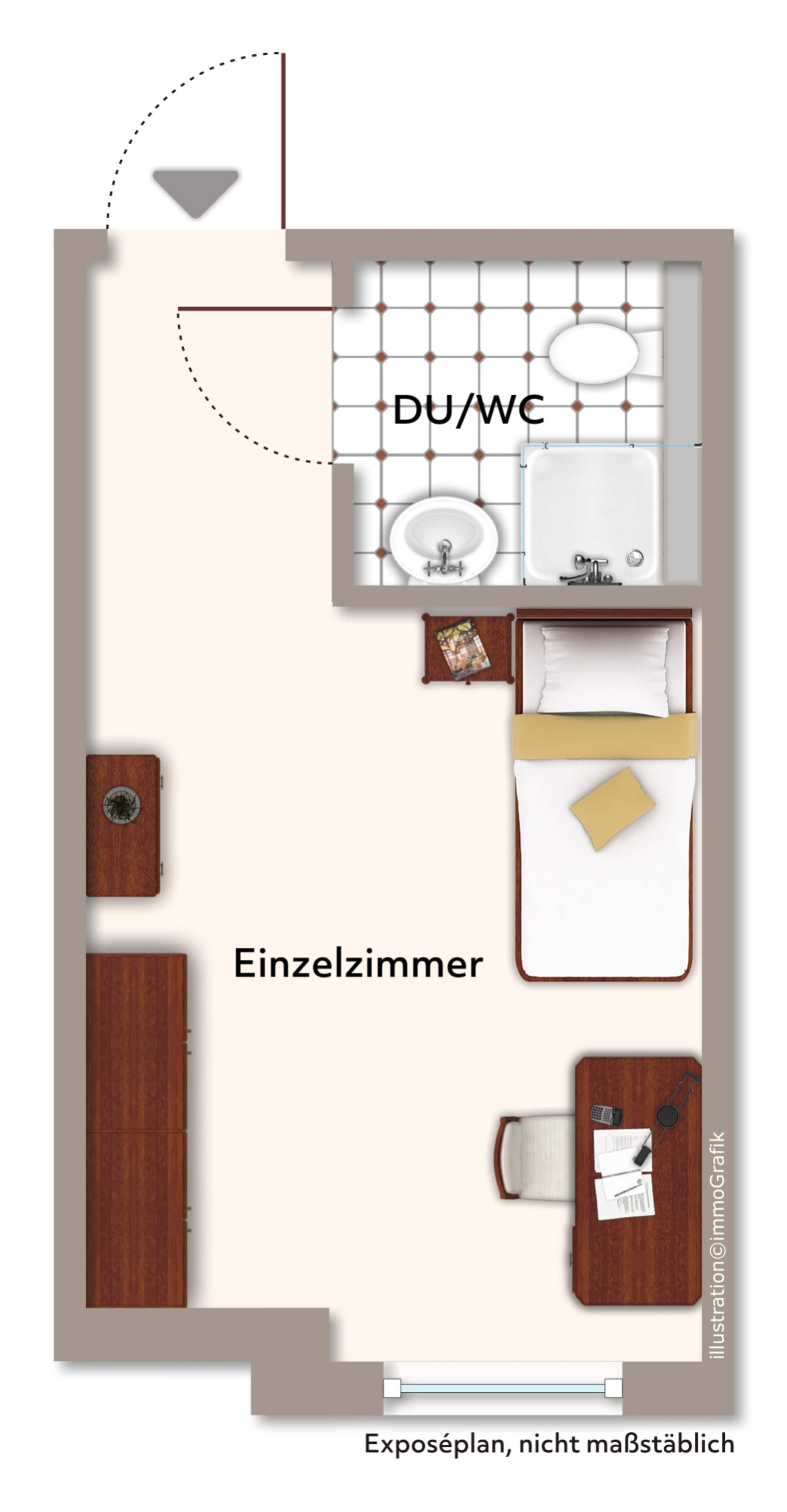 Studio zum Kauf 86.000 € 1 Zimmer 22 m²<br/>Wohnfläche 2.<br/>Geschoss Baiersdorf Baiersdorf 91083