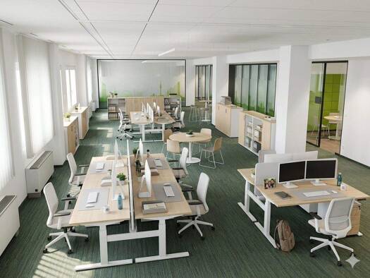 Bürofläche zur Miete 16,05 € 9 Zimmer 562,8 m² Bürofläche Lassallestraße 7a Wien 1020