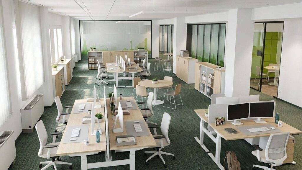 Bürofläche zur Miete 16,05 € 9 Zimmer 562,8 m² Bürofläche Lassallestraße 7a Wien 1020