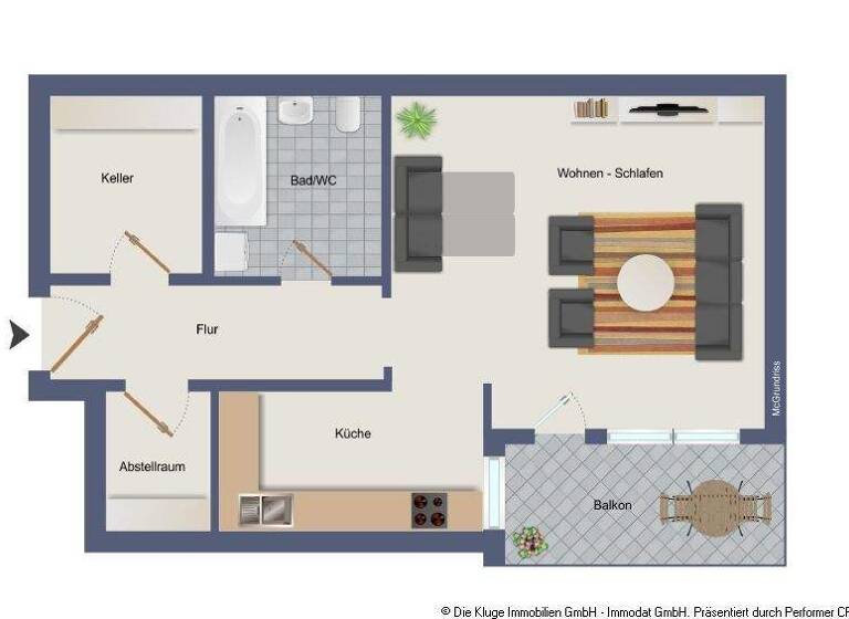 Studio zum Kauf 129.000 € 1 Zimmer 38 m² Strengenberg Rückersdorf 90607
