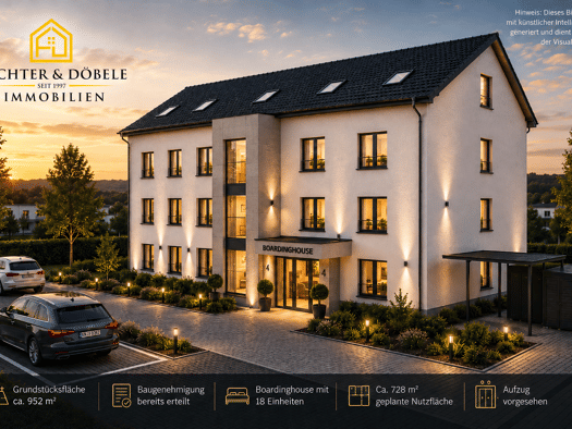 Grundstück zum Kauf 749.000 € 952 m² Grundstück Baugenehmigung vorhanden Eutingen Pforzheim 75181