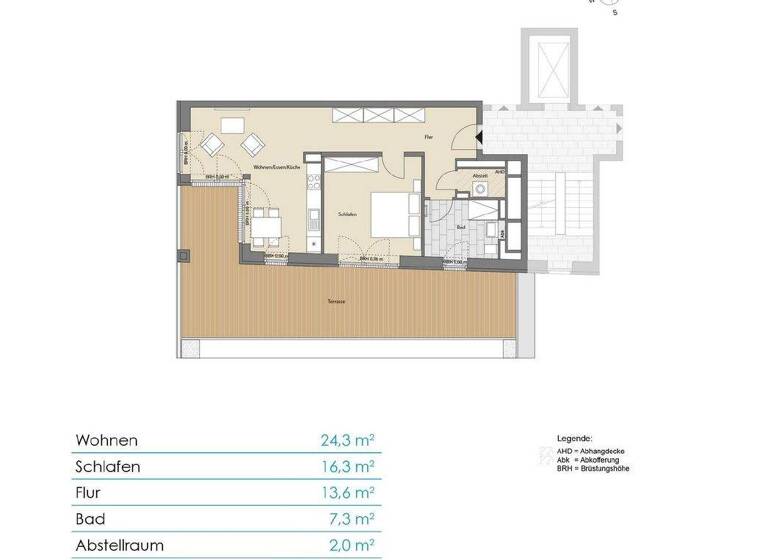 Wohnung zum Kauf - Erstbezug provisionsfrei 464.700 € 2 Zimmer 86 m² Gaarden-Ost Kiel 24143
