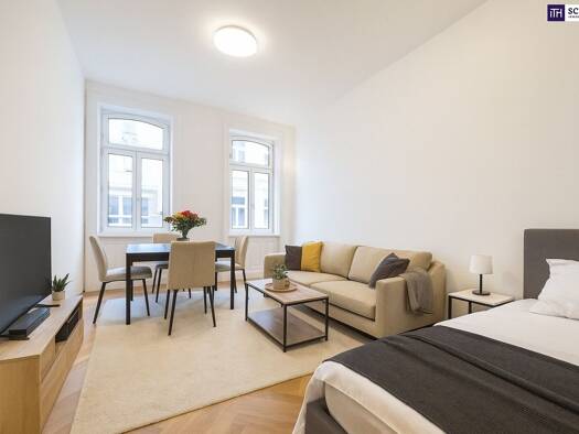 Studio zum Kauf - Erstbezug 372.000 € 1 Zimmer 30,3 m² 3. Geschoss Fuhrmannsgasse Wien 1080