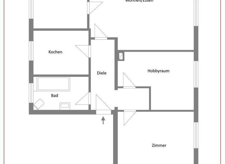 Wohnung zum Kauf 315.000 € 4 Zimmer 73 m² 1. Geschoss Leitershofen Stadtbergen 86391