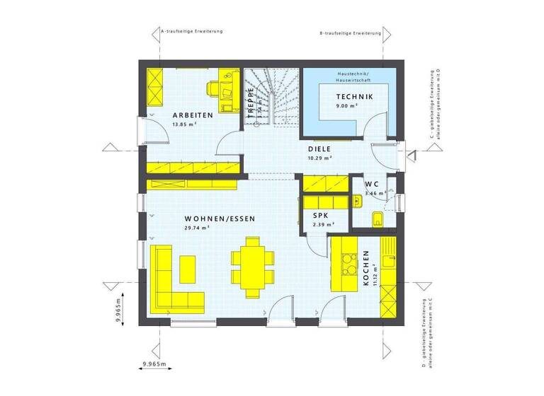 Einfamilienhaus zum Kauf 644.336 € 6 Zimmer 167 m² 588 m² Grundstück Steinheim Dillingen an der Donau 89407