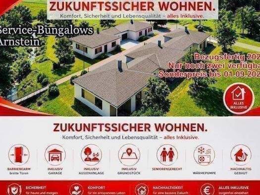 Bungalow zum Kauf provisionsfrei 3 Zimmer 124 m² 468 m² Grundstück frei ab 01.07.2027 Arnstein Arnstein 97450