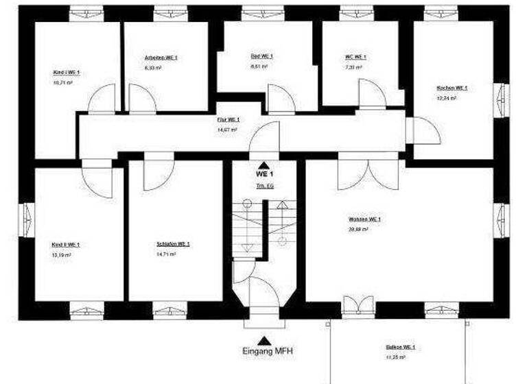 Wohnung zur Miete 1.243 € 5 Zimmer 124,3 m² frei ab 01.10.2026 Elbgausiedlung Coswig 01640
