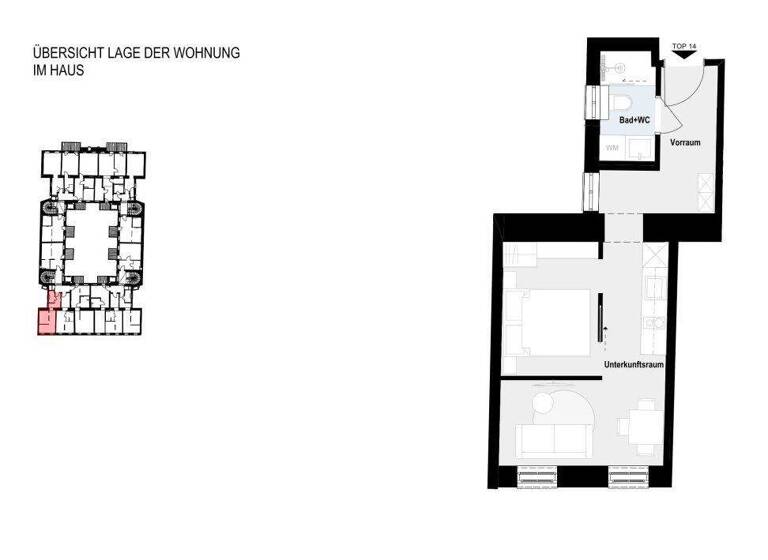 Studio zum Kauf - Erstbezug 221.827 € 1 Zimmer 30,1 m² 3. Geschoss Paulusgasse 5 Wien 1030