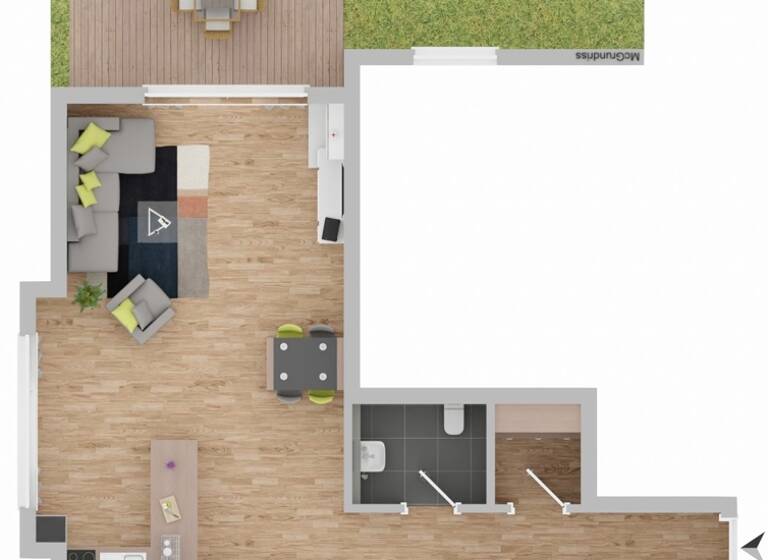 Wohnung zum Kauf 430.000 € 3 Zimmer 103 m² EG Neudorf Graben-Neudorf 76676