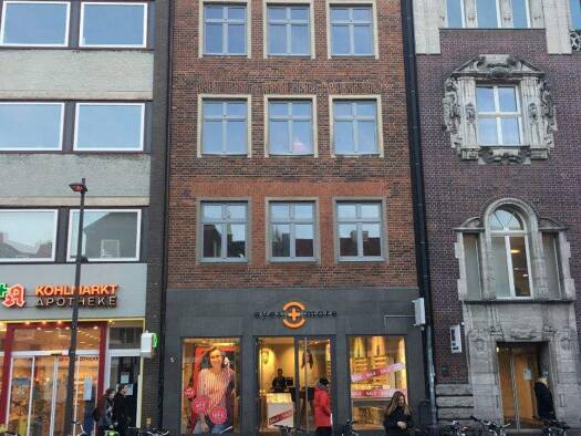 Wohnung zur Miete 820 € 2 Zimmer 76 m² 4. Geschoss Kohlmarkt 5 Innenstadt Lübeck 23552