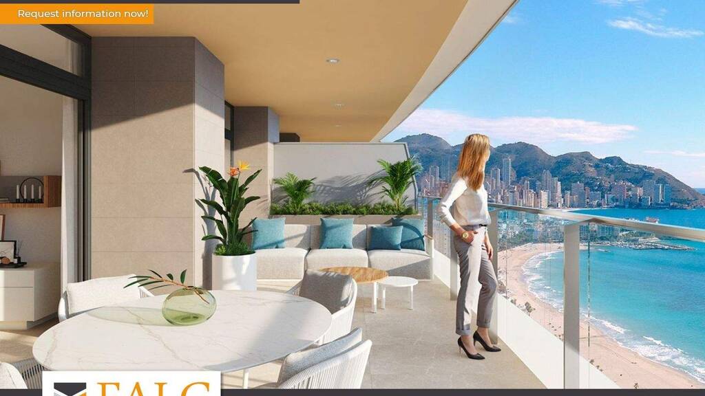 Terrassenwohnung zum Kauf provisionsfrei 591.000 € 3 Zimmer 83 m² 8. Geschoss BENIDORM 03500