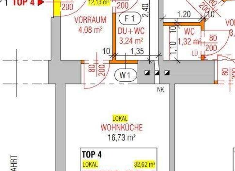 Wohnung zum Kauf 135.000 € 1,5 Zimmer 33 m² EG Wien 1020