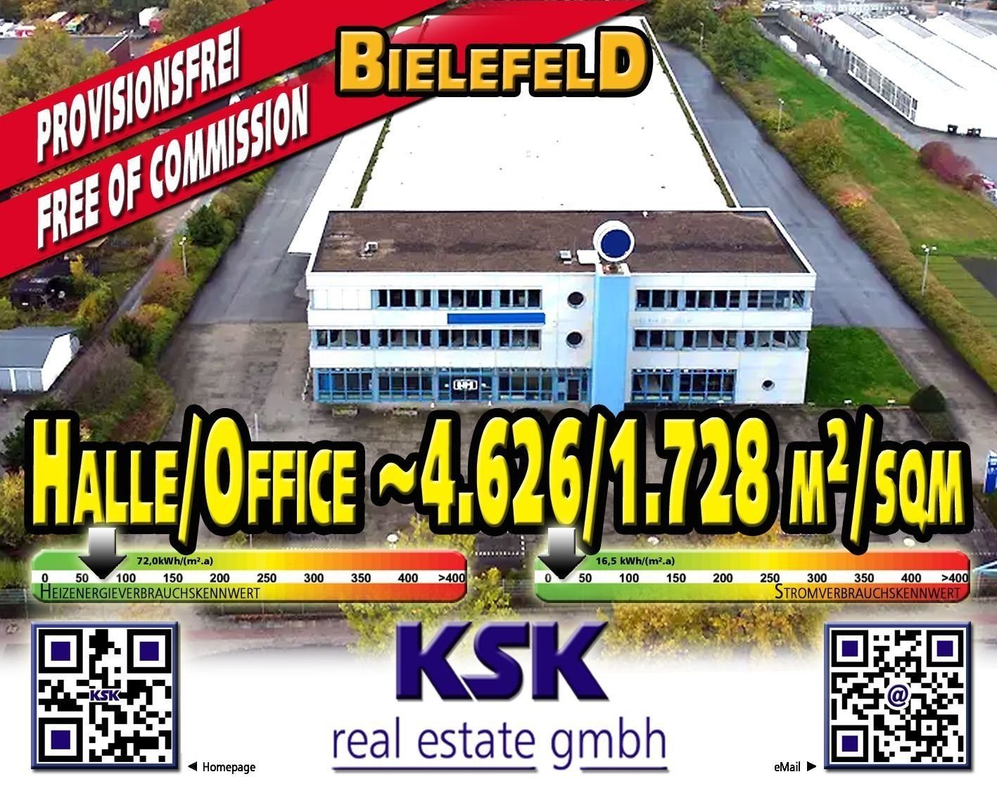 Logistikzentrum zur Miete provisionsfrei 6.354 m²<br/>Lagerfläche Stadtwerke Bielefeld 33609