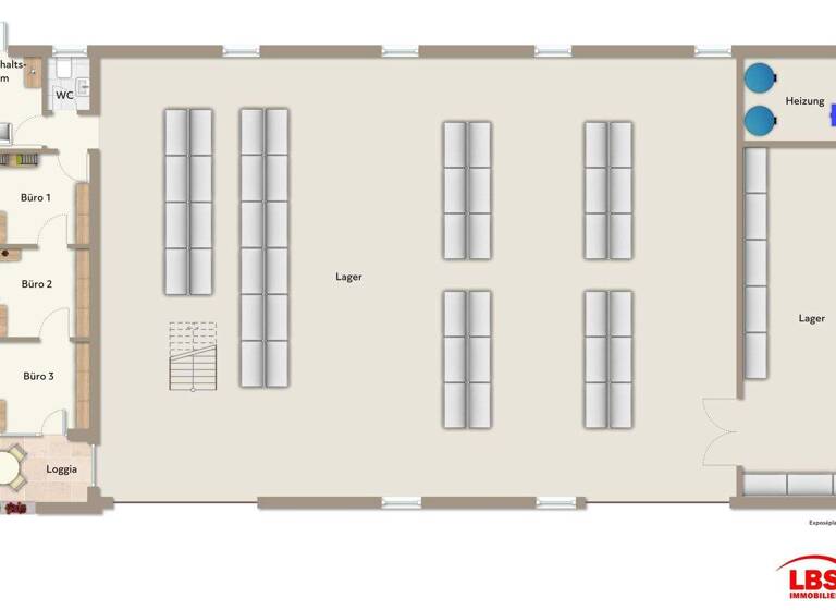 Werkstatt zur Miete provisionsfrei 2.600 € 450 m² Lagerfläche Biemsen-Ahmsen Bad Salzuflen 32107