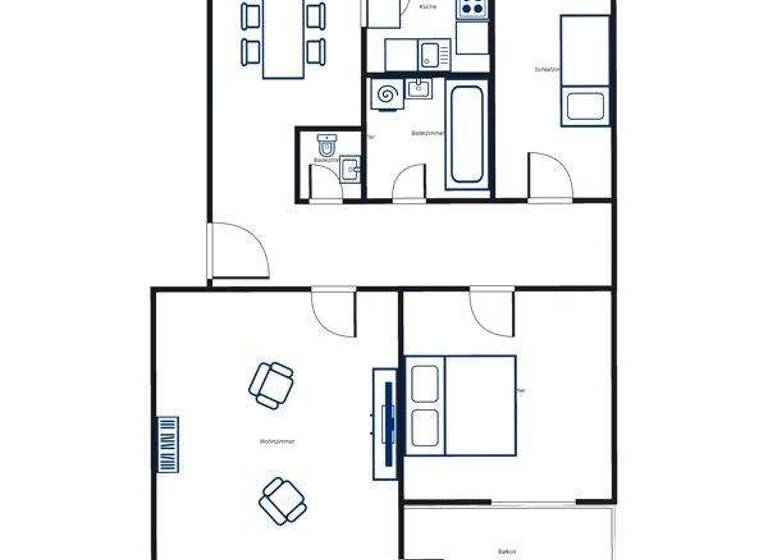 Wohnung zur Miete 639 € 3 Zimmer 75,2 m² 3. Geschoss frei ab 10.04.2026 Görlitzer Str. 73 Waldau Kassel 34123