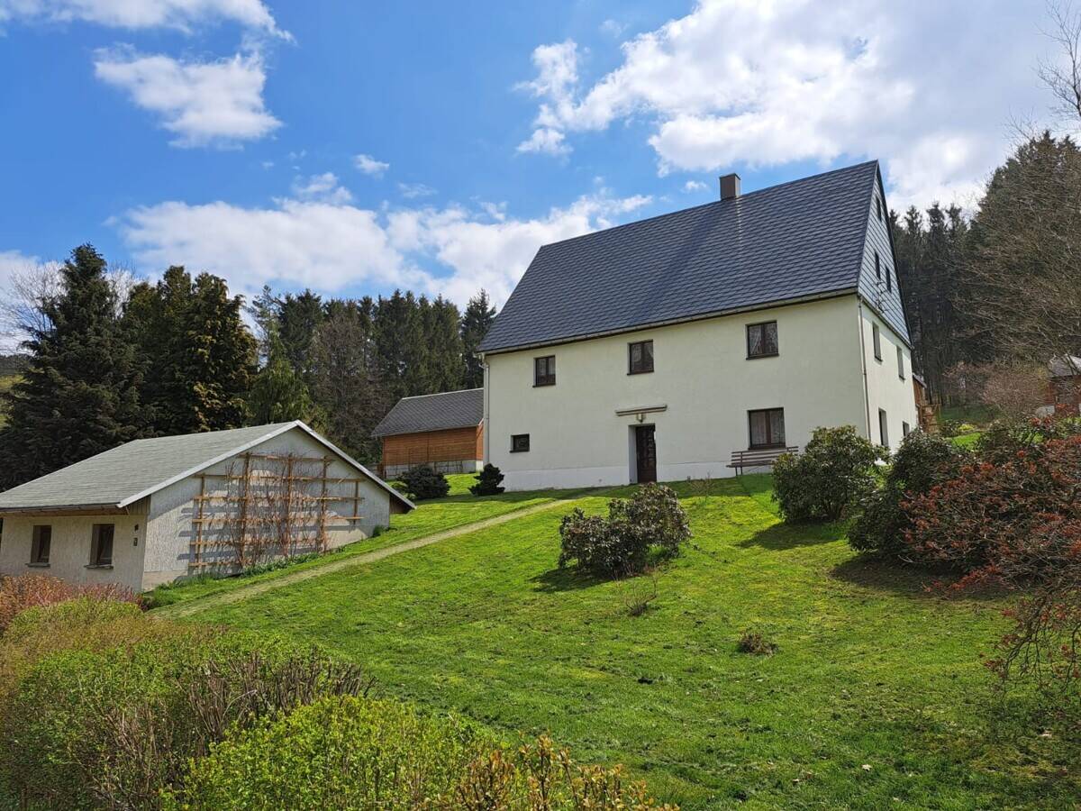 Immobilie in Mulda/Sachsen - Naturidylle pur: Einfamilienhaus mit eigenem Wald, großem Grundstück und moderner Heizanlage! - Bild 1