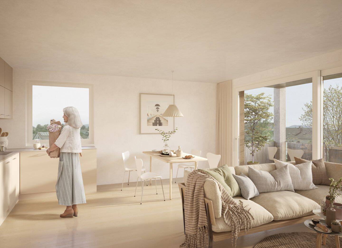 Immobilie in Unterensingen - Neubau 3-Zimmer-Wohnung im Erdgeschoss - Bild 2