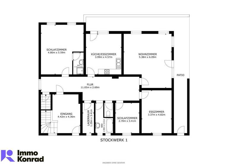 Wohnung zum Kauf 350.000 € 4,5 Zimmer 160 m² Telfs 6410