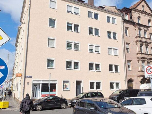 Wohnung zum Kauf 129.000 € 1,5 Zimmer 40 m² 1. Geschoss Melanchthonplatz 10 Steinbühl Nürnberg 90443