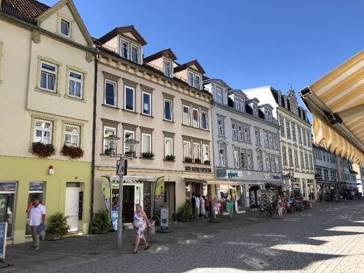 Wohnung zur Miete 558 € 3,5 Zimmer 93 m² 2. Geschoss frei ab sofort Marktstr. 21 Zentrum Rudolstadt 07407