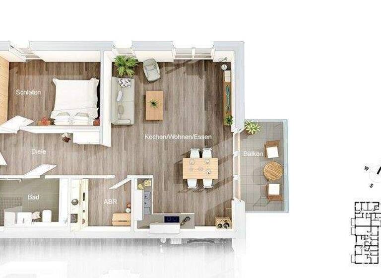 Wohnung zur Miete 995 € 2 Zimmer 75,4 m² 3. Geschoss frei ab 08.03.2026 Weitmarer Straße 113C Weitmar Bochum 44795