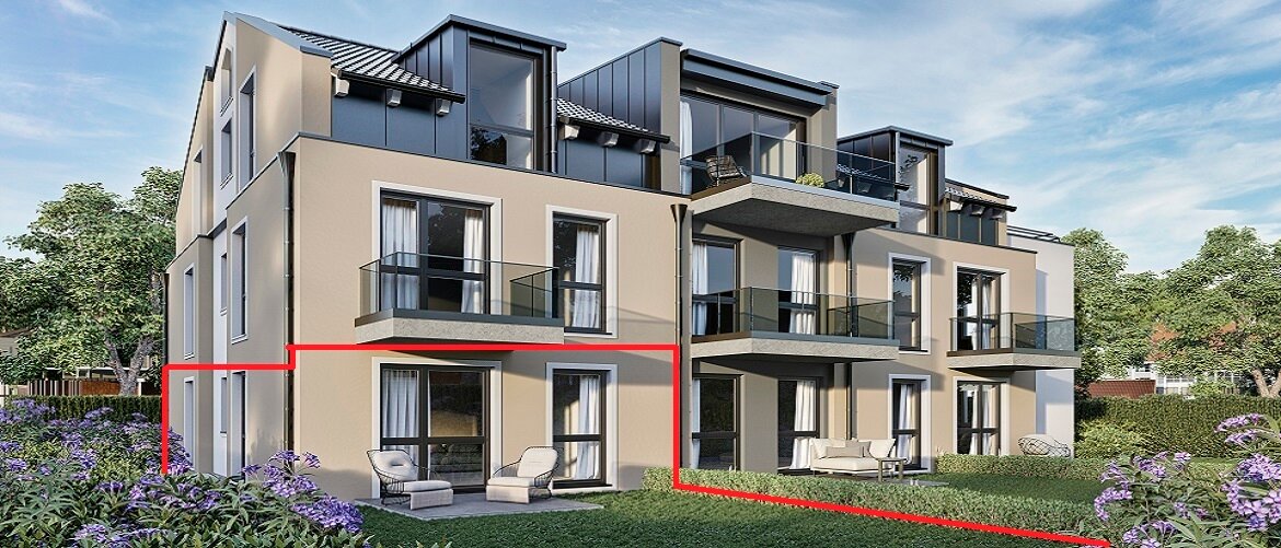 Terrassenwohnung zum Kauf provisionsfrei 724.000 € 3 Zimmer 73 m²<br/>Wohnfläche EG<br/>Geschoss ab sofort<br/>Verfügbarkeit Wächterhofstr. 2a Höhenkirchen Höhenkirchen-Siegertsbrunn 85635