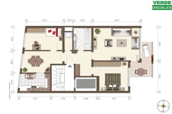 Wohnung zum Kauf als Kapitalanlage geeignet 239.000 € 3 Zimmer 84,4 m²<br/>Wohnfläche Weststadt - Stadtviertel 032 Pforzheim 75172