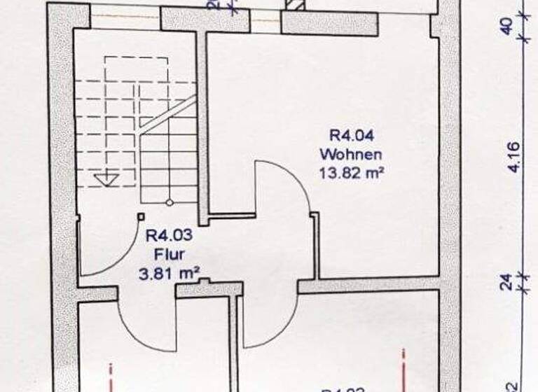 Maisonette zur Miete 620 € 4 Zimmer 68 m² 1. Geschoss frei ab sofort Stadtmitte Mönchengladbach 41061