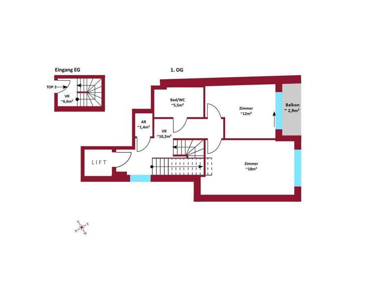 Wohnung zum Kauf - Erstbezug 1.098.000 € 4 Zimmer 118,4 m² Wien 1230