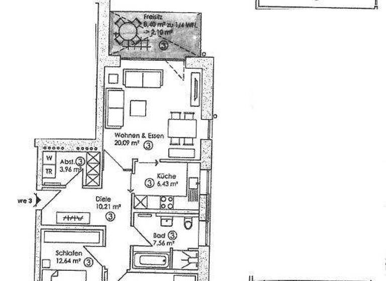 Wohnung zur Miete 870 € 3 Zimmer 73,7 m² frei ab 01.05.2026 Geldern 47608