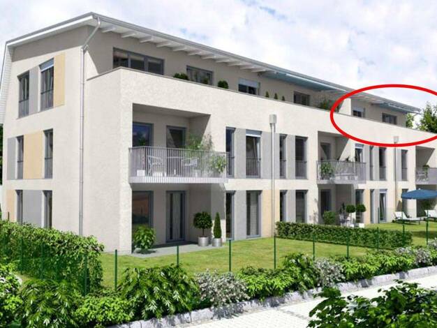 Penthouse zum Kauf provisionsfrei 625.000 € 3 Zimmer 94,7 m² 2. Geschoss Lenbachstraße 5 Mering 86415