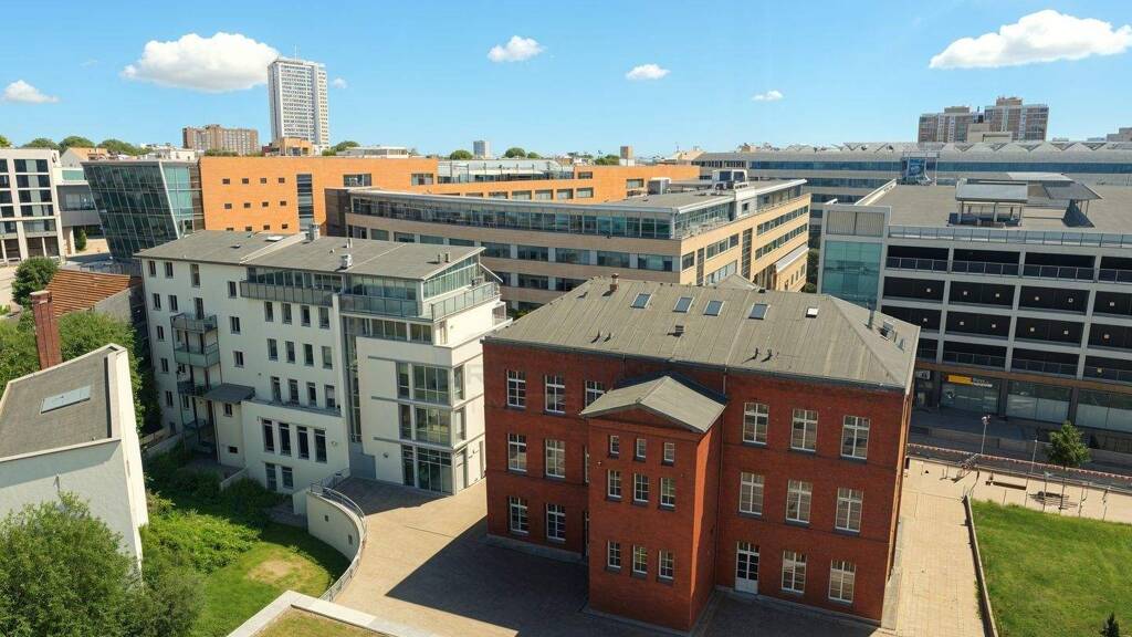 Top 6-Zimmer Büro-/Praxisfläche in Rostocks KTV, direkt gegenüber REWE - hell, zentral, 2 Balkone