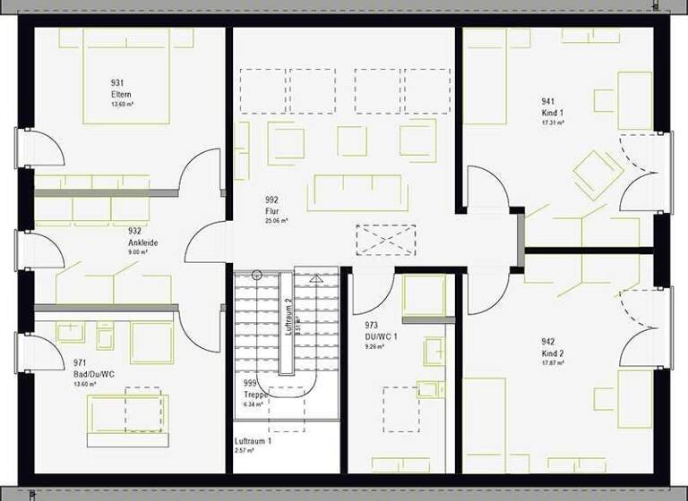 Einfamilienhaus zum Kauf - Erstbezug provisionsfrei 452.359 € 7 Zimmer 230 m² 654 m² Grundstück Schwanewede 28790