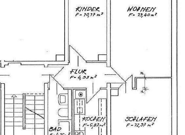 Wohnung zur Miete 325 € 3 Zimmer 56,4 m² 4. Geschoss frei ab sofort Moritzstraße 79 Westend Plauen 08523