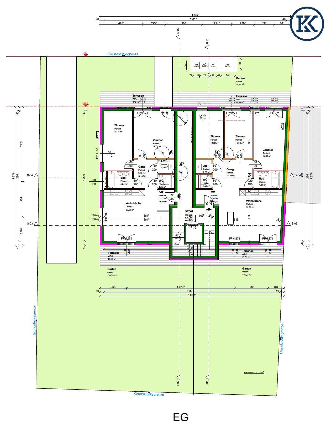 Haus zum Kauf 617 m²<br/>Wohnfläche 820 m²<br/>Grundstück Wien, Donaustadt / Donaustadt 1220