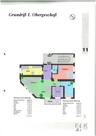 Wohnung zur Miete 950 € 98 m² Schlobigplatz 24 Mitte - Nord 126 Zwickau 08056