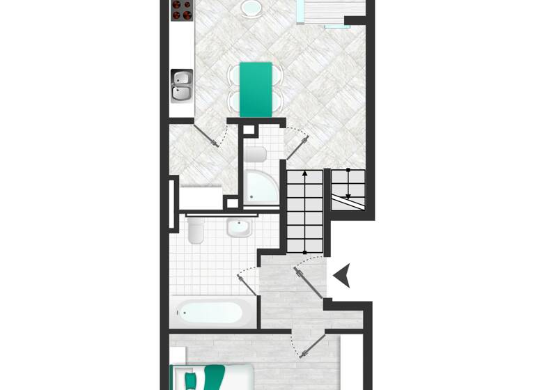 Maisonette zum Kauf 345.000 € 3 Zimmer 90 m²<br/>Wohnfläche Innenstadt Osnabrück 49074